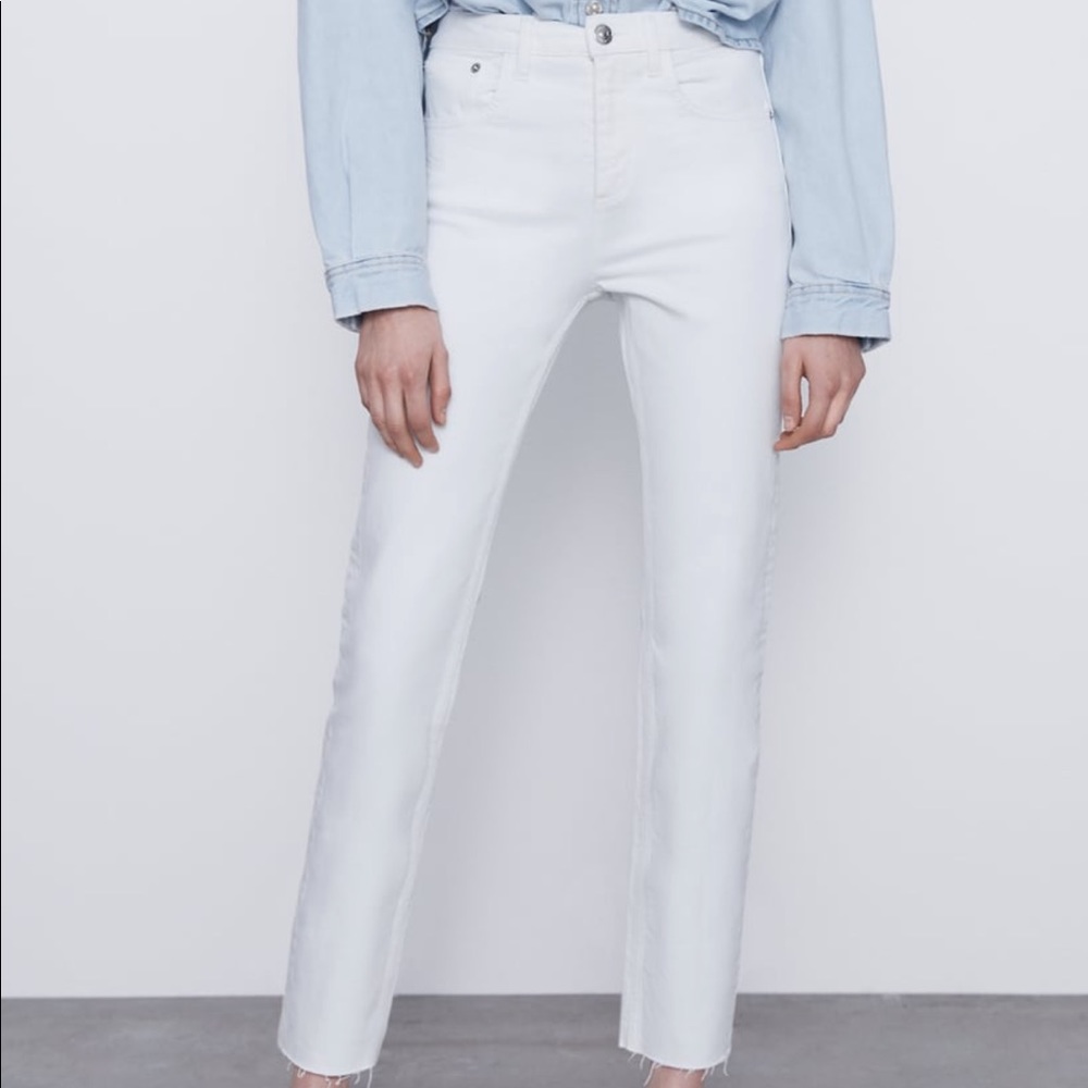 Zara High Rise Slim Jeans